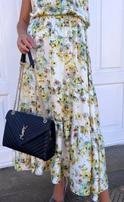 Discount Nederdel - Hanna - White Summer Nederdele