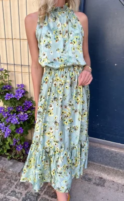 Clearance Nederdel - Hanna - Green Summer Nederdele
