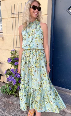 Clearance Nederdel - Hanna - Green Summer Nederdele