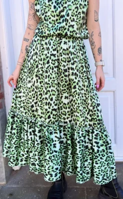 Best Nederdel - Hanna - Green Leo Nederdele