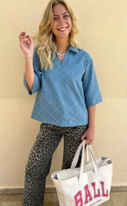 Best Polo / Skjorte - Patricia - Trendy Denim Skjorter