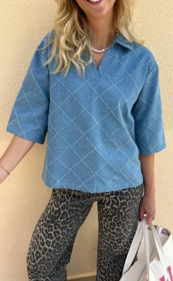 Best Polo / Skjorte - Patricia - Trendy Denim Skjorter