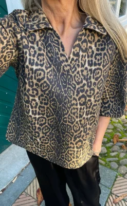 Discount Polo / Skjorte - Patricia - Leopard Skjorter