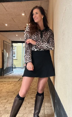 Hot Polo / Bluse - Amira - Leopard Bluser