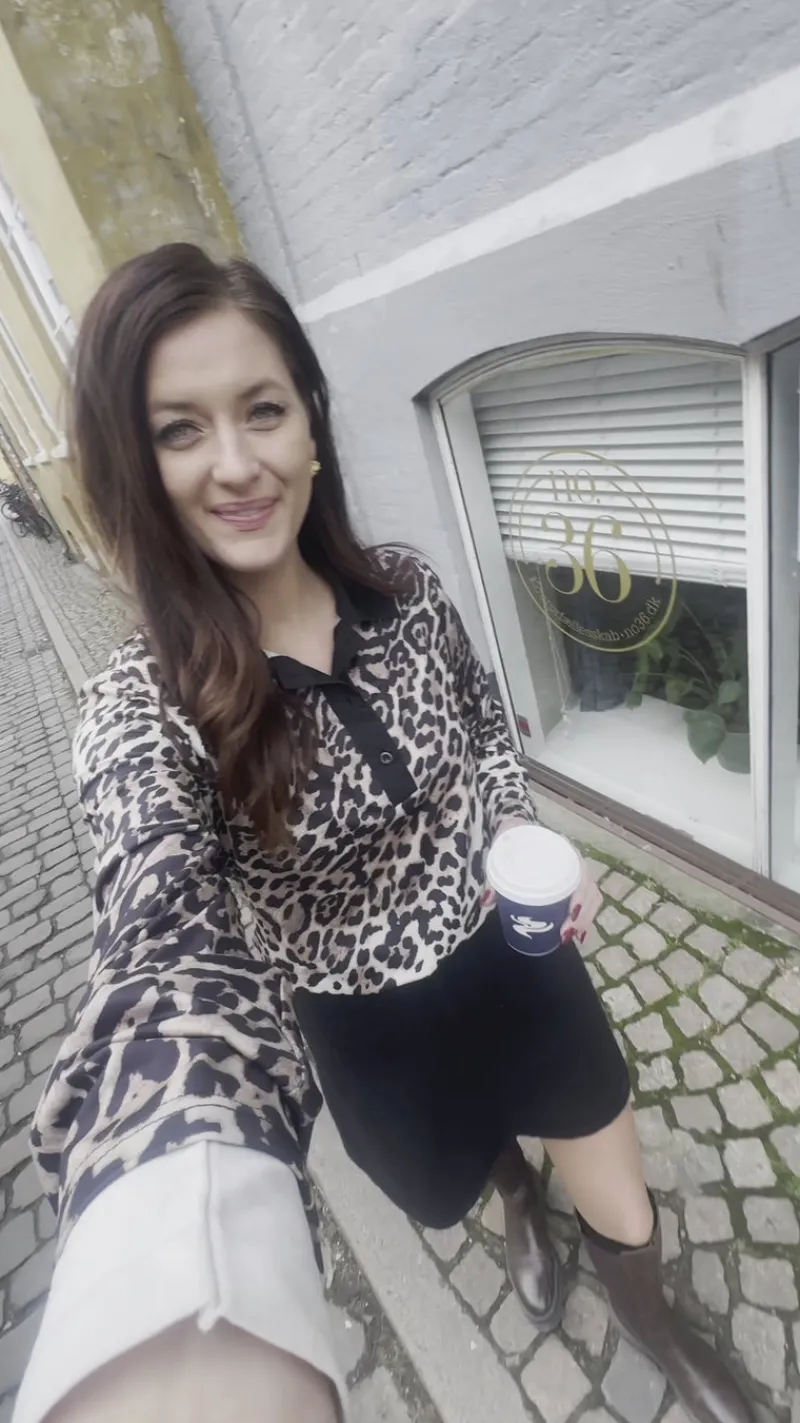 Hot Polo / Bluse - Amira - Leopard Bluser