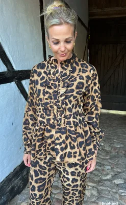 Online Skjorte - Evie - Leopard Skjorter