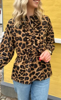 Online Skjorte - Evie - Leopard Skjorter