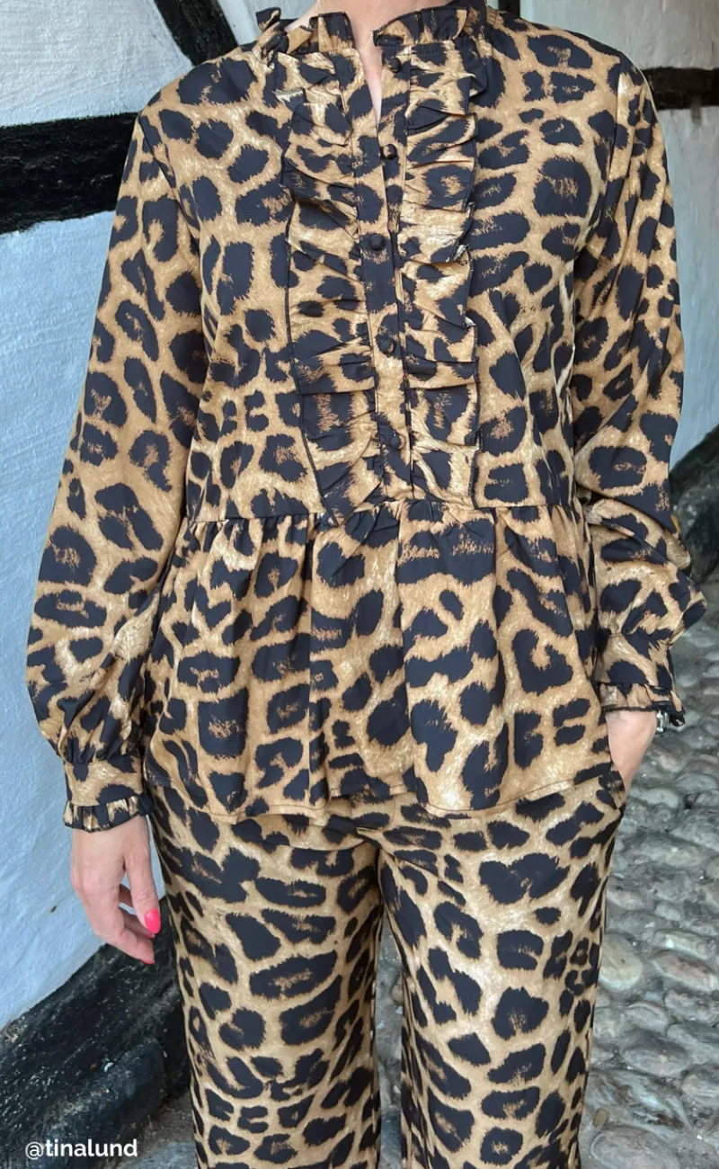 Online Skjorte - Evie - Leopard Skjorter