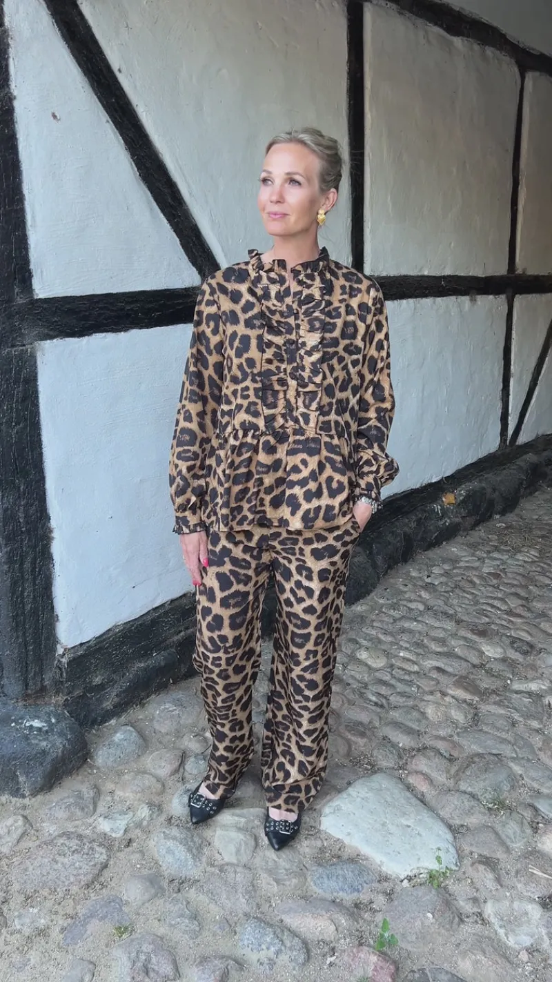 Online Skjorte - Evie - Leopard Skjorter