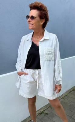 Skjorte - Sandy Linen - Off White Skjorter