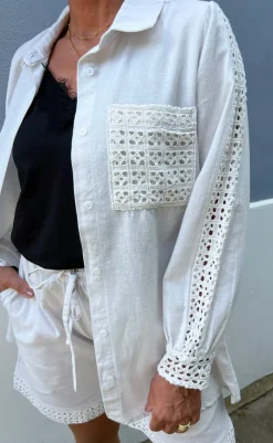 Skjorte - Sandy Linen - Off White Skjorter