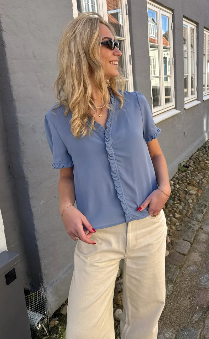 Sale Top - Catja - Blue T-shirts & Toppe