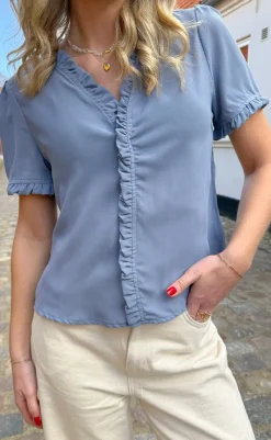 Sale Top - Catja - Blue T-shirts & Toppe