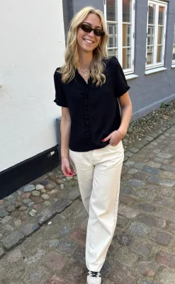 New Top - Catja - Black T-shirts & Toppe