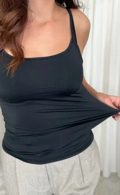 Sale Top - Elena - Black T-shirts & Toppe