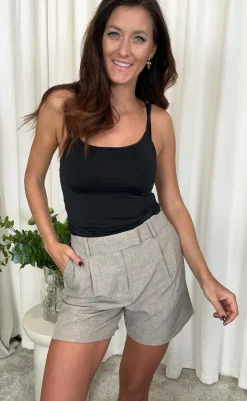 Sale Top - Elena - Black T-shirts & Toppe