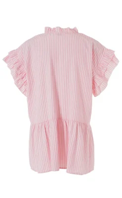 Sale Top - Freya - Pink Striped T-shirts & Toppe