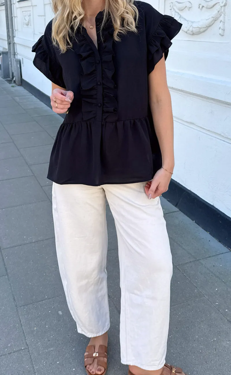 Best Top - Freya - Black T-shirts & Toppe