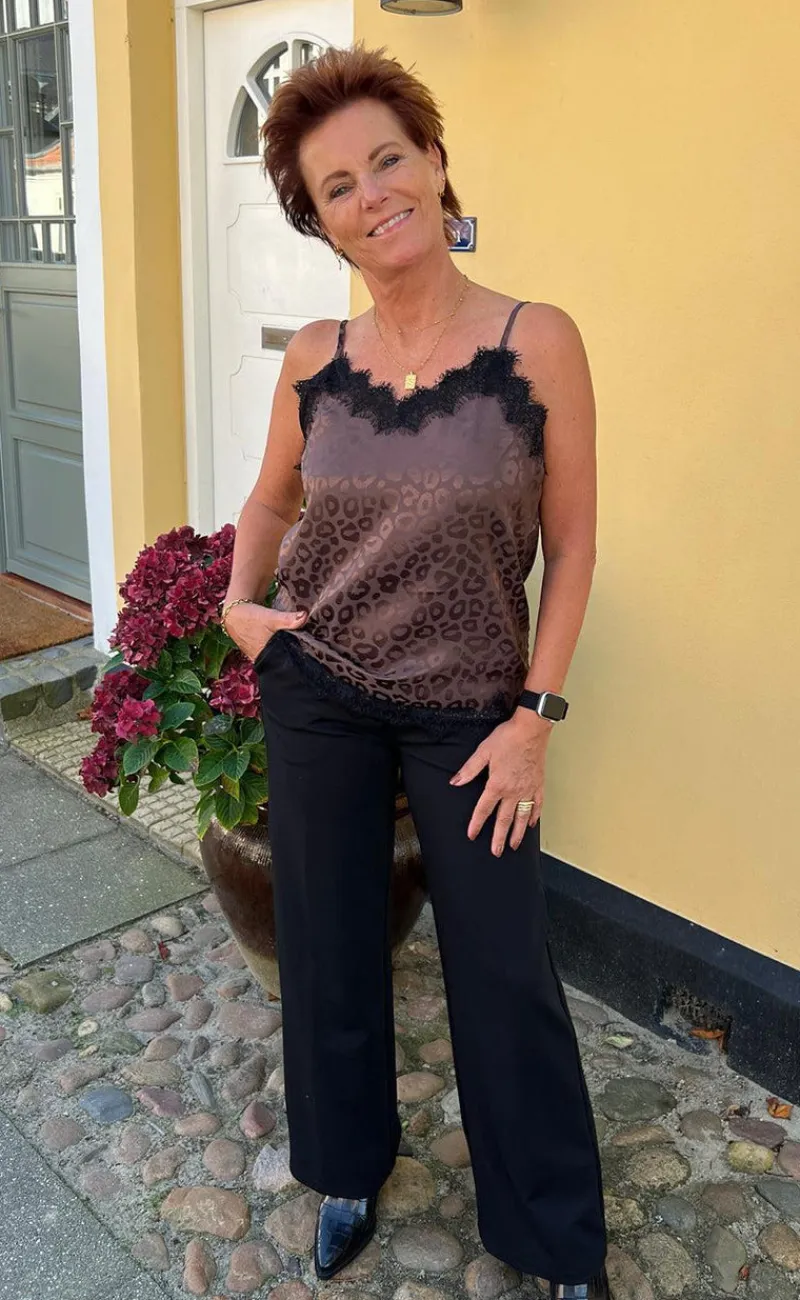 Top - Kiki - Chocolate Leopard T-shirts & Toppe