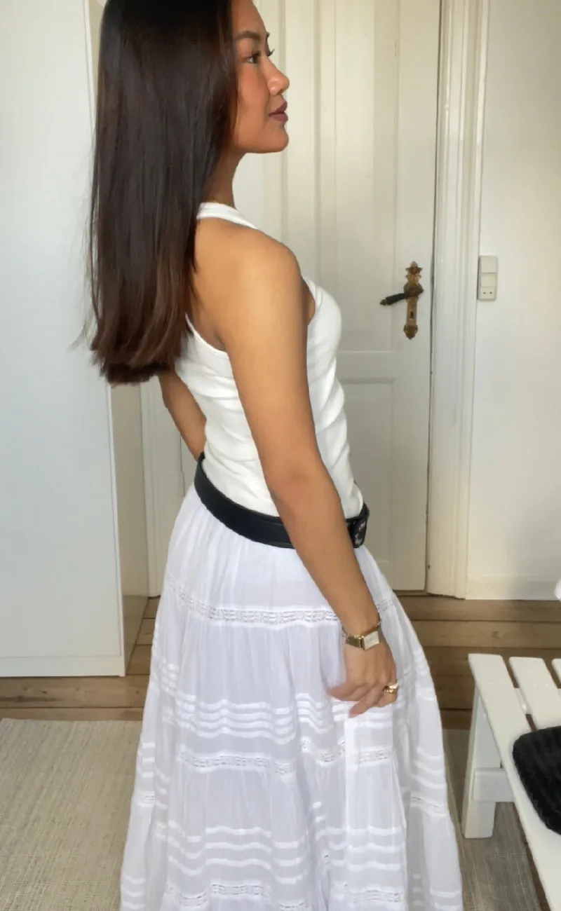 Top - Lea Logo - Off White T-shirts & Toppe