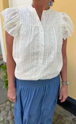 Top - Tania - Cream T-shirts & Toppe