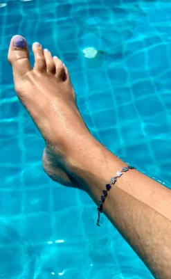 Sale Ankelkæde - Palma - Silver Colour Smykker