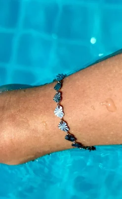 Sale Ankelkæde - Palma - Silver Colour Smykker