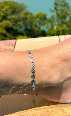 Sale Ankelkæde - Palma - Silver Colour Smykker