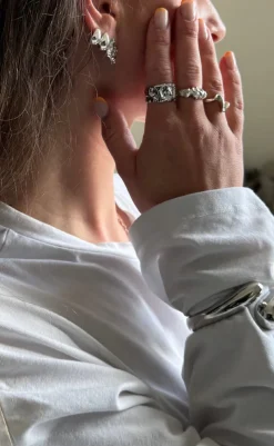 Online Armbånd - Nanna - Silver Colour Smykker