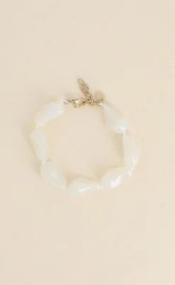 Discount Armbånd - Nanna Pearl - Beige Smykker