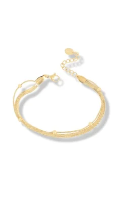 Sale Armbånd - Barcelona - Gold Colour Smykker