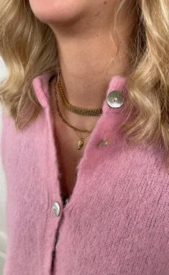 Discount Halskæde - Patricia - Gold Colour Smykker