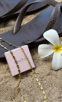 Halskæde - Varna Sun - Gold Colour Smykker