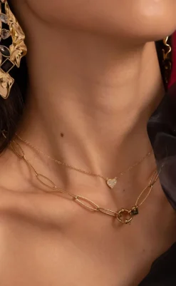 Online Halskæde - Cologne - Gold Colour Smykker