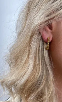 Outlet Øreringe - Emily - Gold Colour Smykker