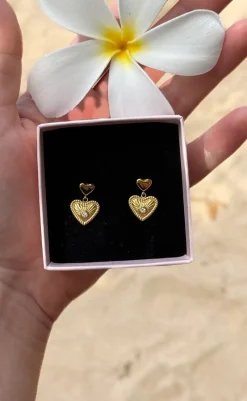 Outlet Øreringe - Sabrina - Gold Colour Smykker