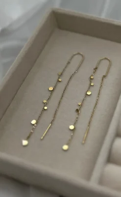 New Øreringe - Malibu - Gold Colour Smykker