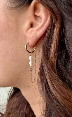 Hot Øreringe - Lund - Gold Colour Smykker