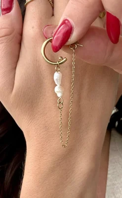 Hot Øreringe - Lund - Gold Colour Smykker