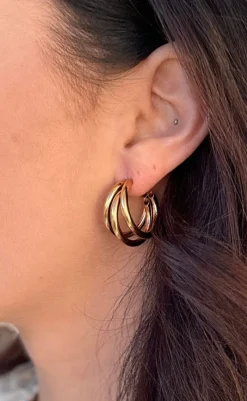 Sale Øreringe / Hoops - Sevilla - Gold Colour Smykker