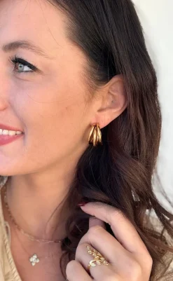 Sale Øreringe / Hoops - Sevilla - Gold Colour Smykker