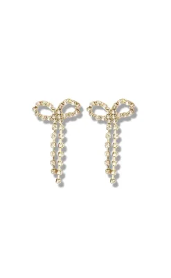 New Øreringe - Kita Bow - Gold Colour Plated Smykker