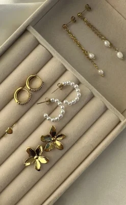 Online Øreringe - Alicante - Gold Colour Smykker