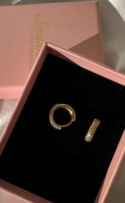 Online Øreringe - Alicante - Gold Colour Smykker