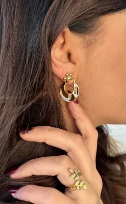 Clearance Øreringe - Kaya - Gold Colour Smykker