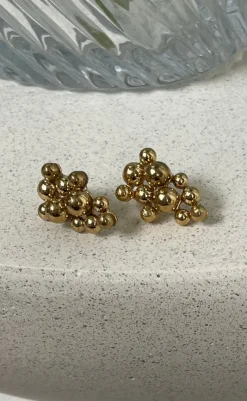 Clearance Øreringe - Bonbon - Gold Colour Smykker