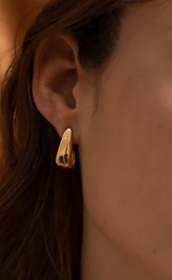 New Øreringe - Monaco - Gold Colour Smykker