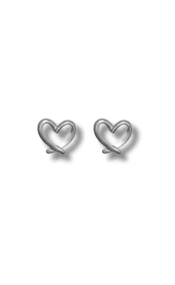 Clearance Øreringe - Hollywood Heart - Silver Colour Smykker
