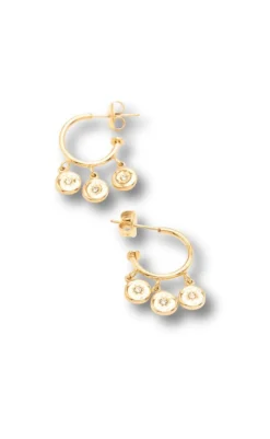 Online Øreringe - Rome - Gold Colour Smykker
