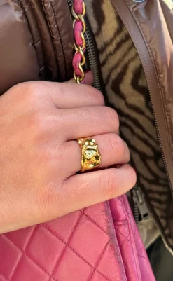 Clearance Ring - Mathilde - Gold Colour Smykker